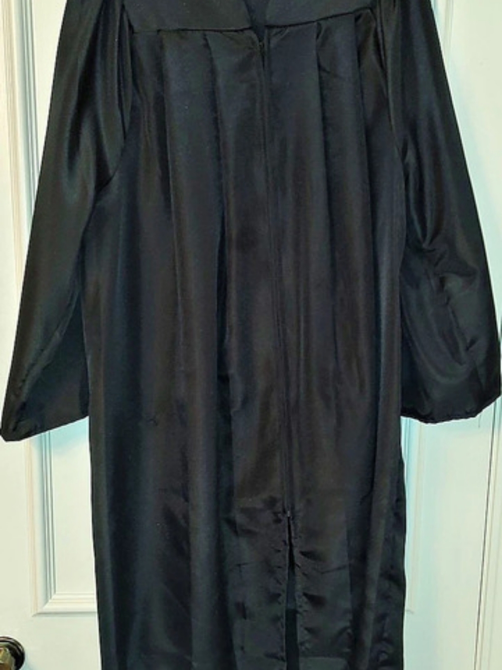 Oak Hall Academic Graduation Gown Black with Matching Cap